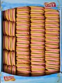 Biscuiti cu crema - cutie de 3 kg capsuni (pretul include TVA 9%)