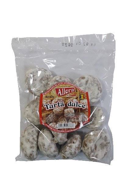 Turta dulce 140g/punga   30buc/bax(pretul include TVA 19%)